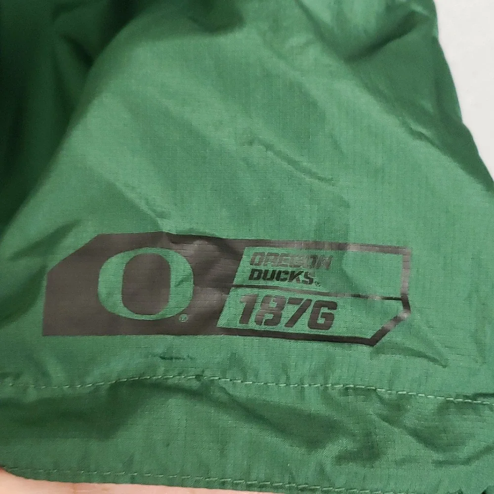 Nike Oregon Ducks 1/4 Zip Warm Up‎ Jackey Green Game Day Colligate Men's XL